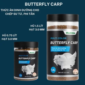 Thức Ăn Chép Sư Tử Multi Color Butterfly Carp – Cám Nổi Cao Cấp Cho Cá Koi