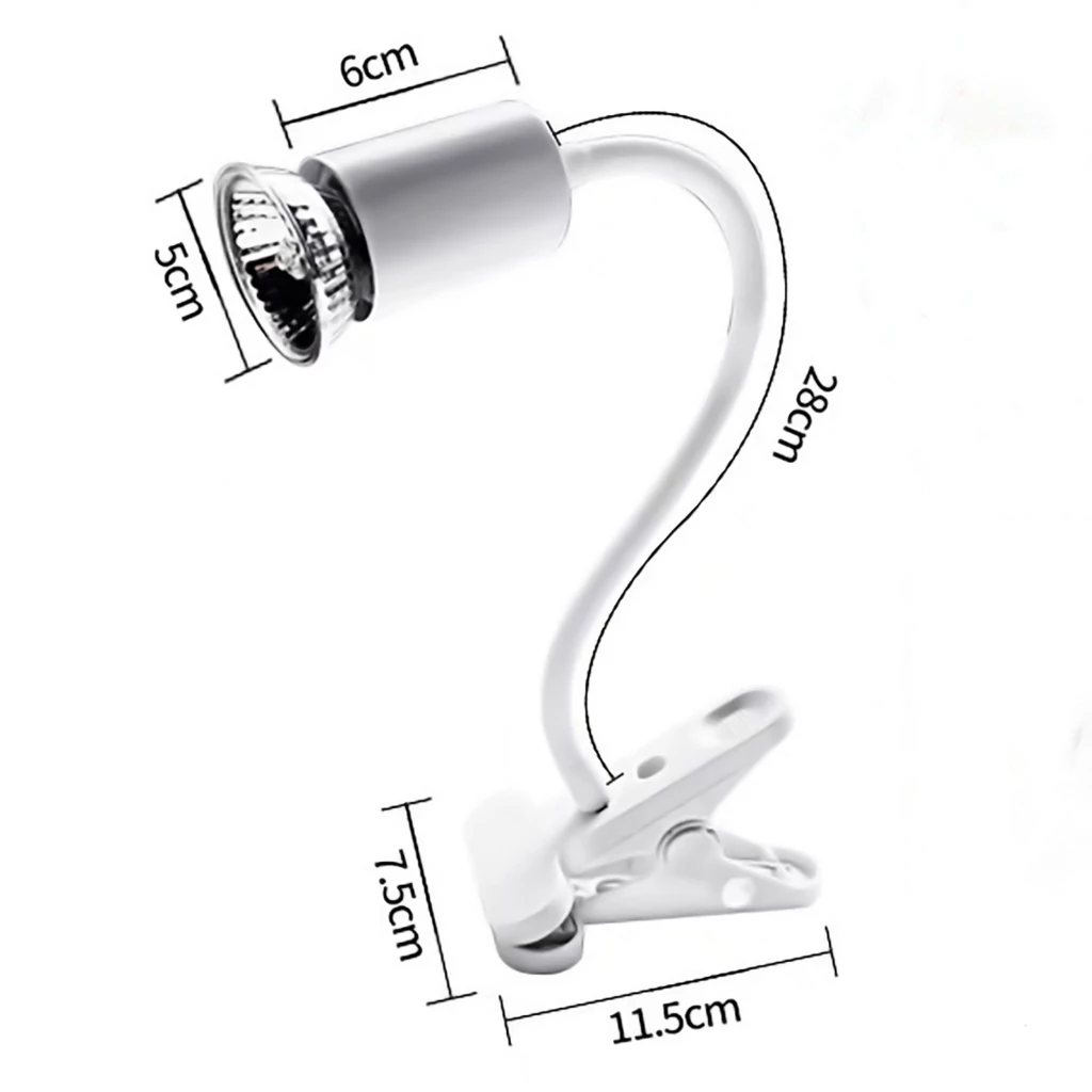 Đèn và kẹp đèn sưởi cho rùa và bò sát - đèn UVA UVB cho thú cưng - Ảnh 5