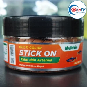 Thức Ăn Viên Dán Multibio Stick On 70g Cho Cá Cảnh – Giàu Artemia, Ít Đục Nước