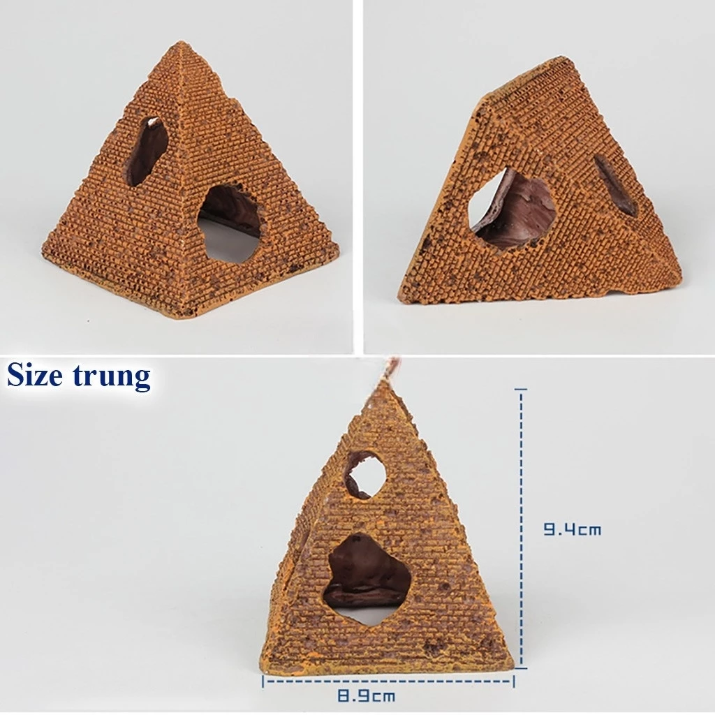 Mô Hình Kim Tự Tháp - Trang Trí Bể Cá Tép Cảnh - Ảnh 5