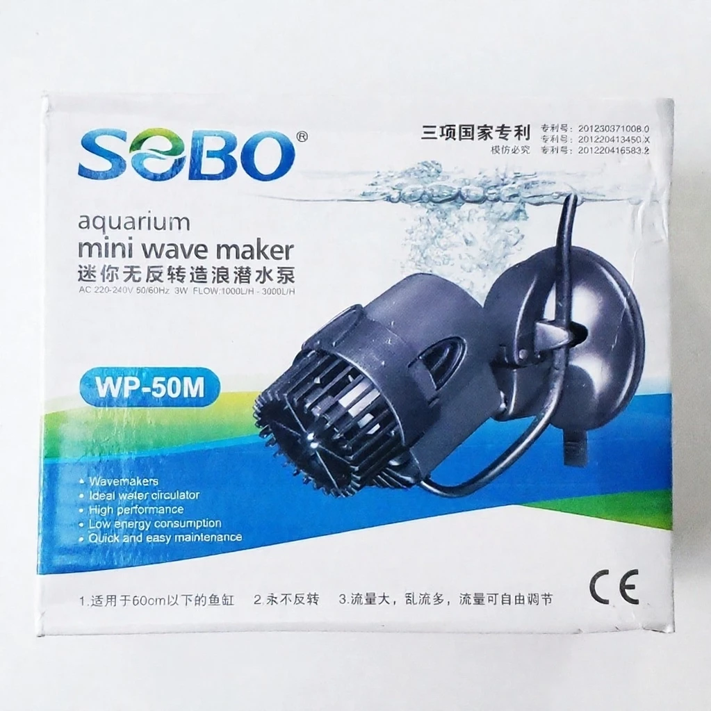 Máy Thổi Luồng Tạo Sóng Bể Cá SOBO WP-50M WP-100M WP-200M WP-300M WP-400M WP-800M - Ảnh 2